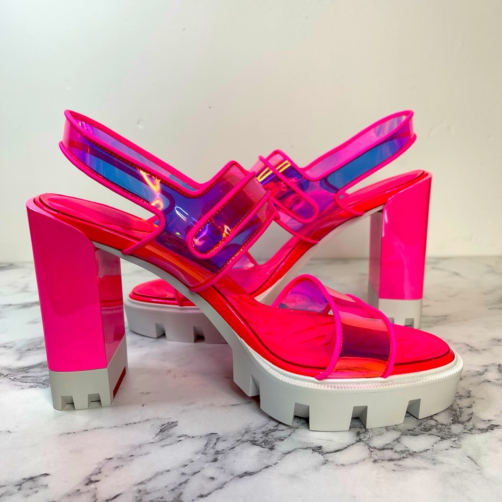CHRISTIAN LOUBOUTIN Loubi Duniss Sandals 100 37